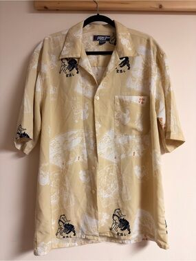 South Pole Samurai button down shirt